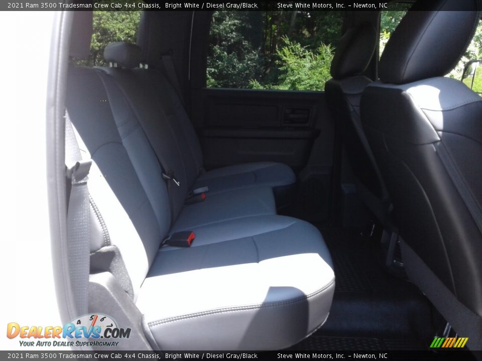 2021 Ram 3500 Tradesman Crew Cab 4x4 Chassis Bright White / Diesel Gray/Black Photo #14