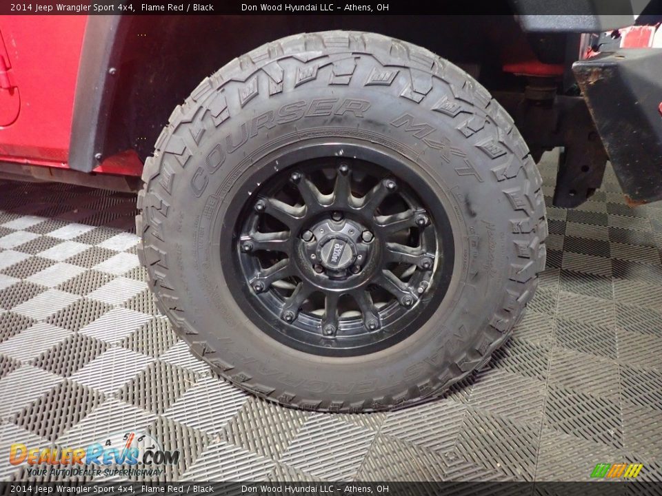 2014 Jeep Wrangler Sport 4x4 Flame Red / Black Photo #34