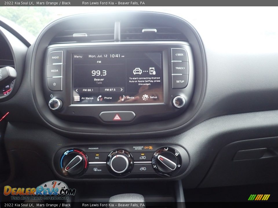 2022 Kia Soul LX Mars Orange / Black Photo #17