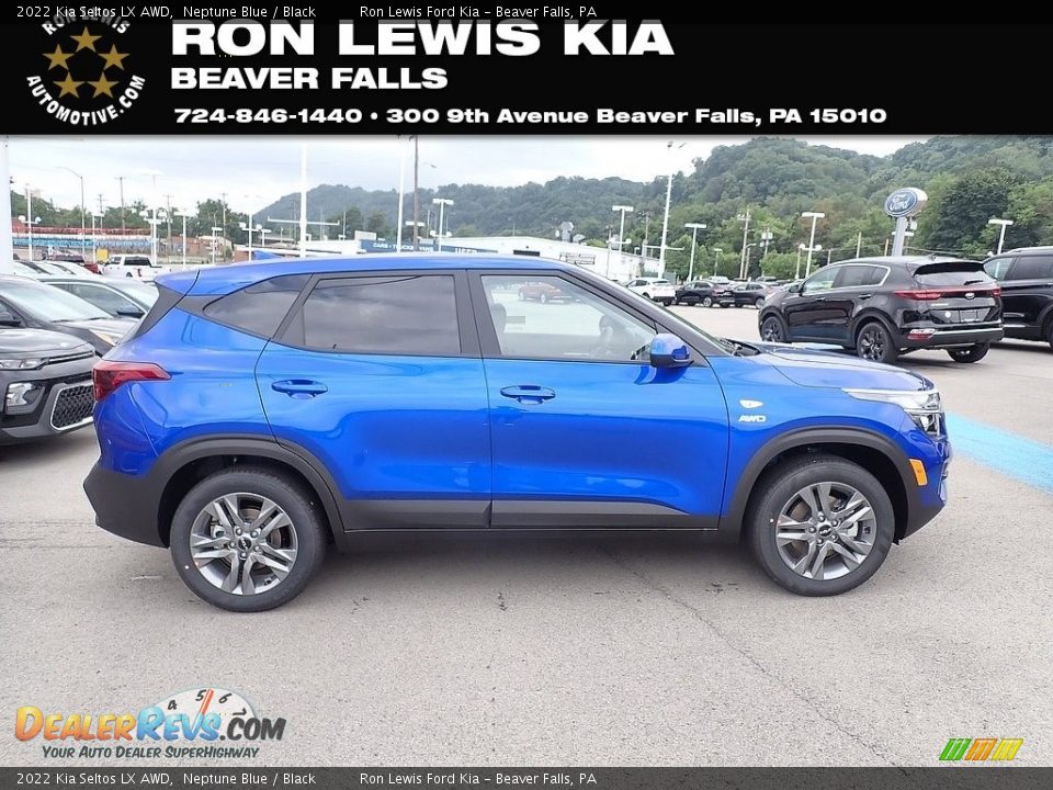 2022 Kia Seltos LX AWD Neptune Blue / Black Photo #1