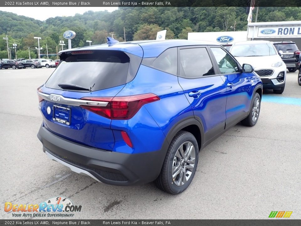2022 Kia Seltos LX AWD Neptune Blue / Black Photo #2