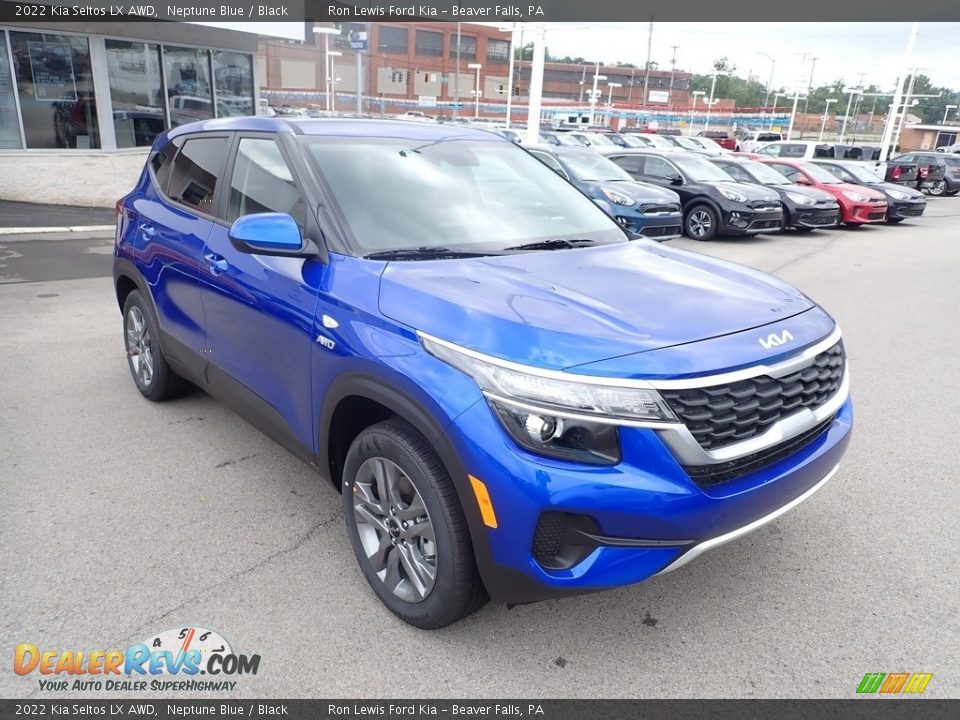 2022 Kia Seltos LX AWD Neptune Blue / Black Photo #3