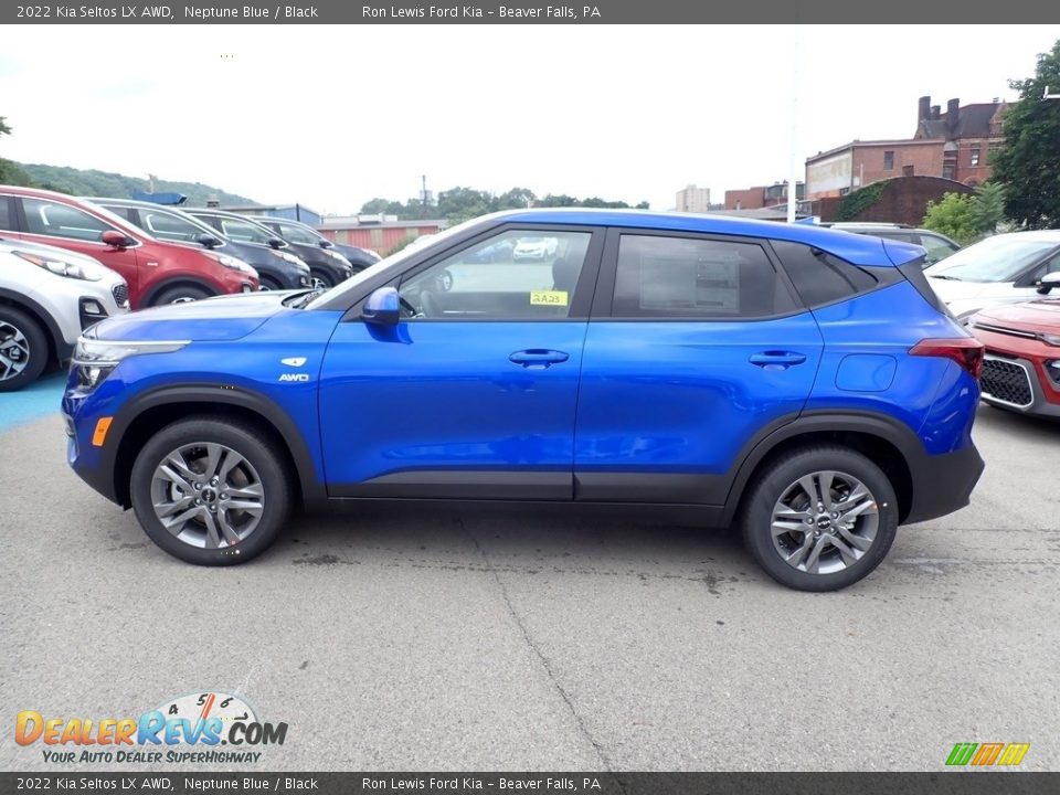 2022 Kia Seltos LX AWD Neptune Blue / Black Photo #6