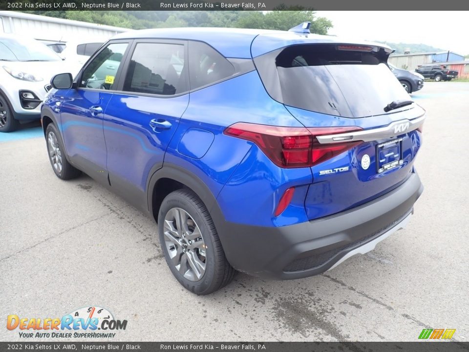 2022 Kia Seltos LX AWD Neptune Blue / Black Photo #7