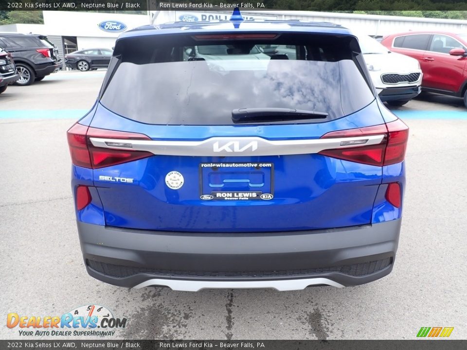 2022 Kia Seltos LX AWD Neptune Blue / Black Photo #8