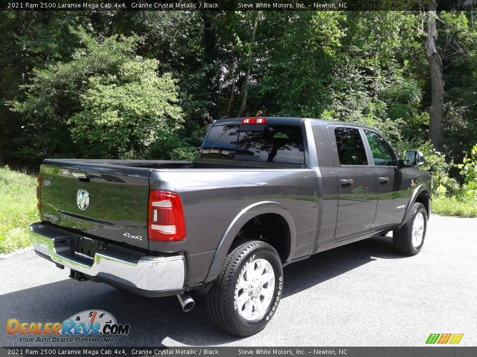 2021 Ram 2500 Laramie Mega Cab 4x4 Granite Crystal Metallic / Black Photo #6