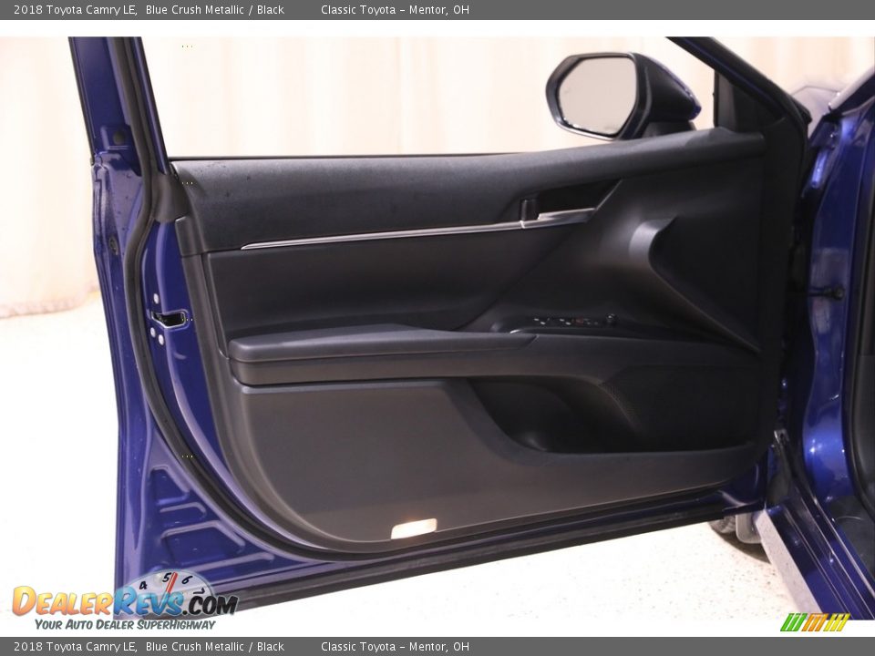 2018 Toyota Camry LE Blue Crush Metallic / Black Photo #4