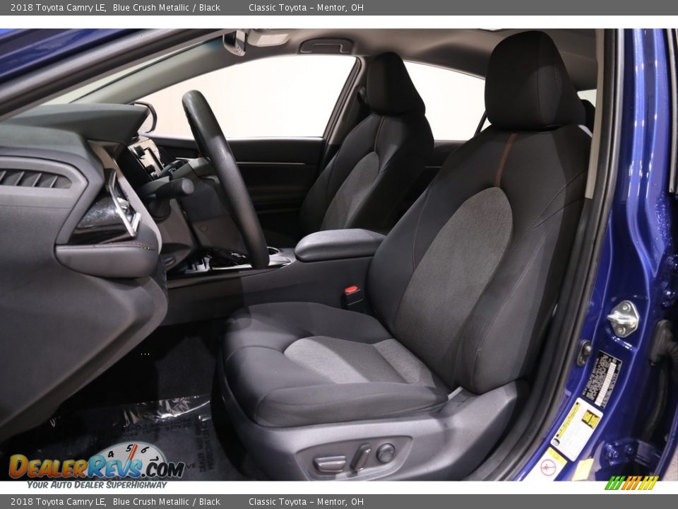 2018 Toyota Camry LE Blue Crush Metallic / Black Photo #5