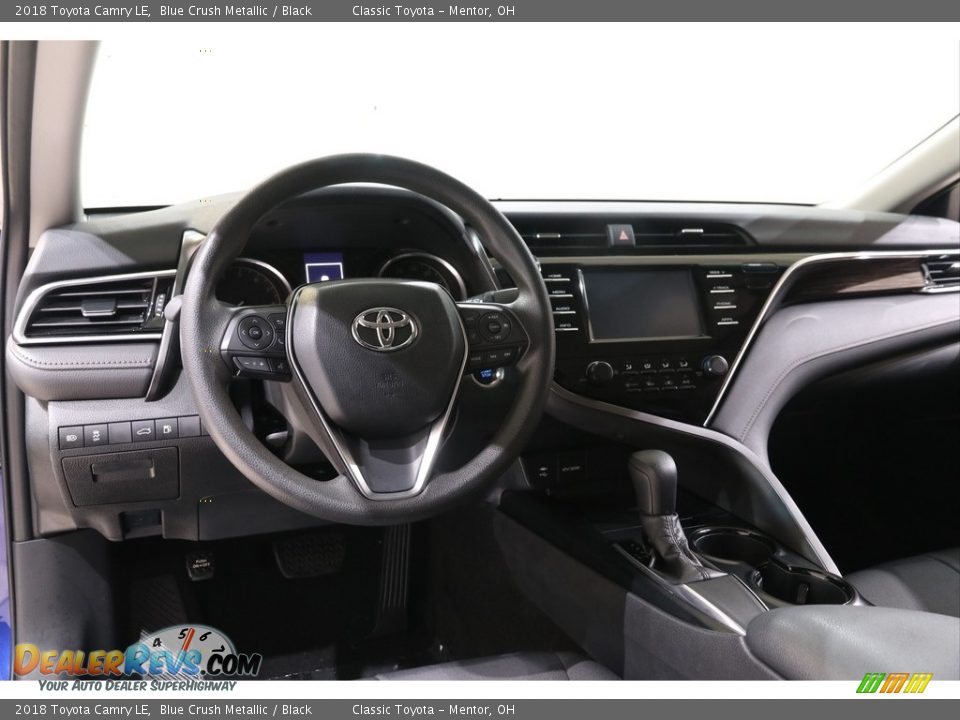 2018 Toyota Camry LE Blue Crush Metallic / Black Photo #6