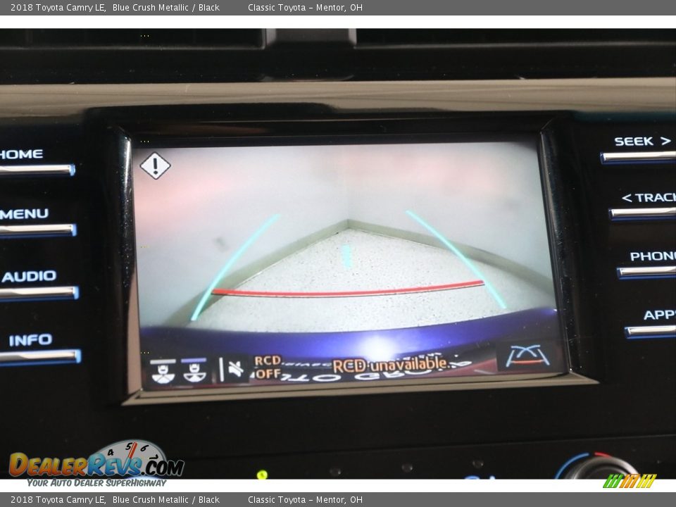 2018 Toyota Camry LE Blue Crush Metallic / Black Photo #11
