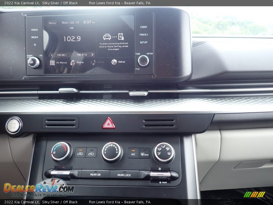 2022 Kia Carnival LX Silky Silver / Off Black Photo #16