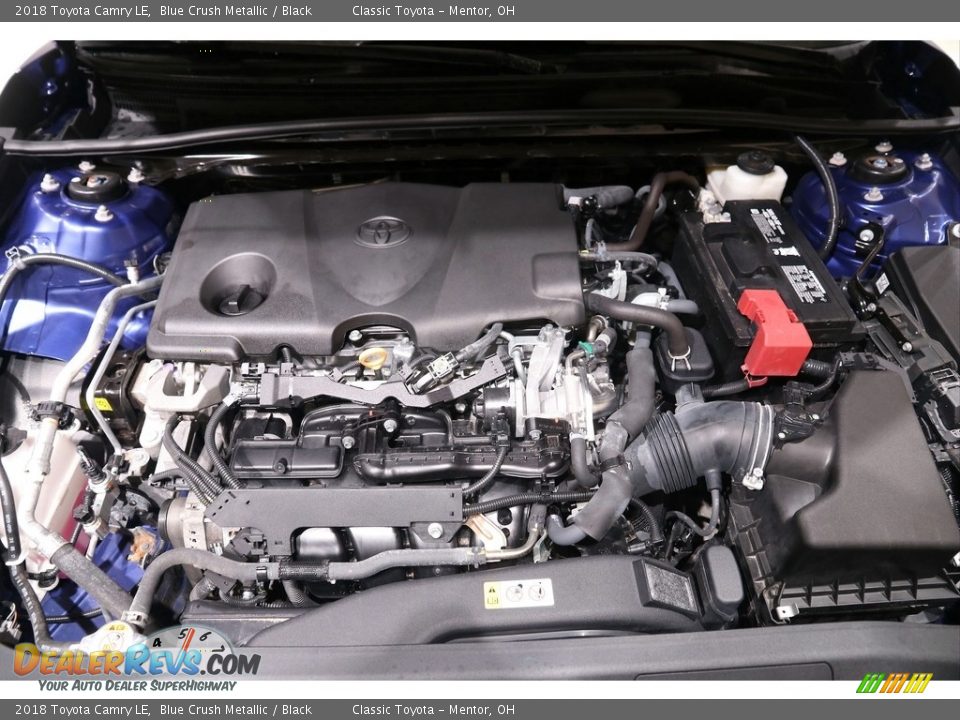2018 Toyota Camry LE Blue Crush Metallic / Black Photo #17