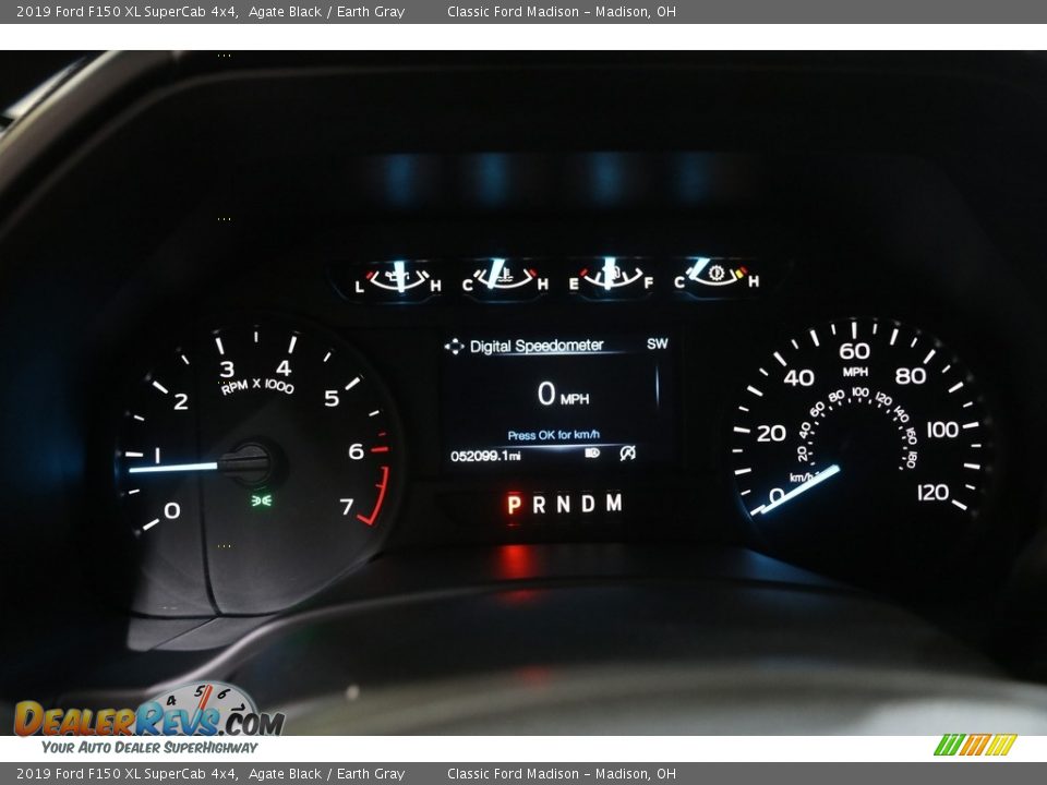 2019 Ford F150 XL SuperCab 4x4 Agate Black / Earth Gray Photo #8