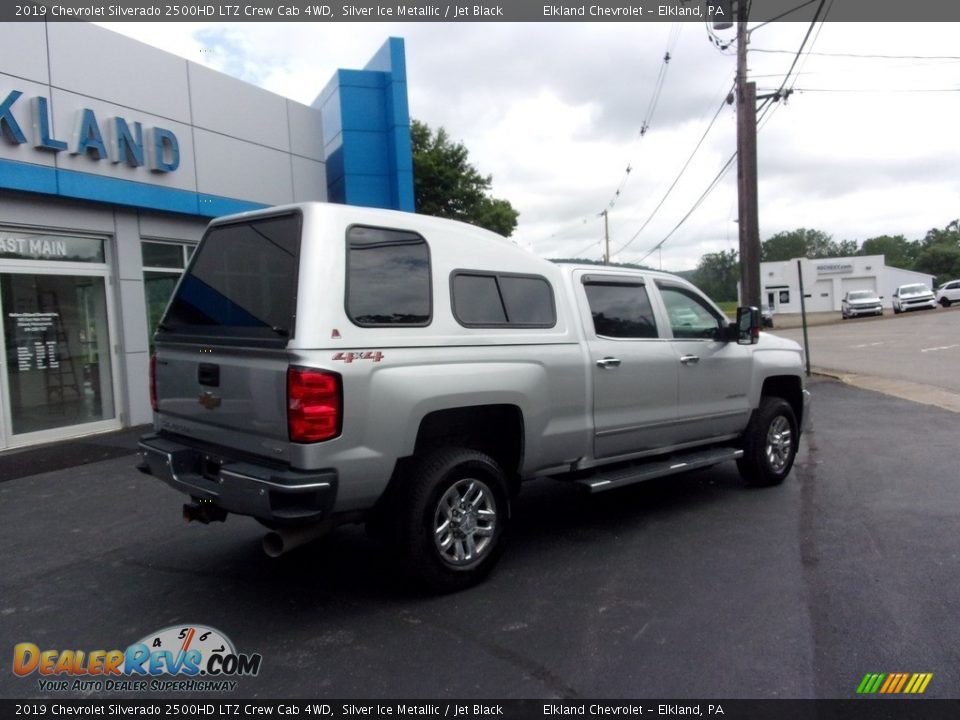 2019 Chevrolet Silverado 2500HD LTZ Crew Cab 4WD Silver Ice Metallic / Jet Black Photo #3