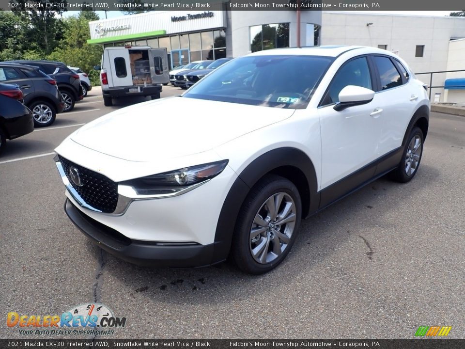 2021 Mazda CX-30 Preferred AWD Snowflake White Pearl Mica / Black Photo #5