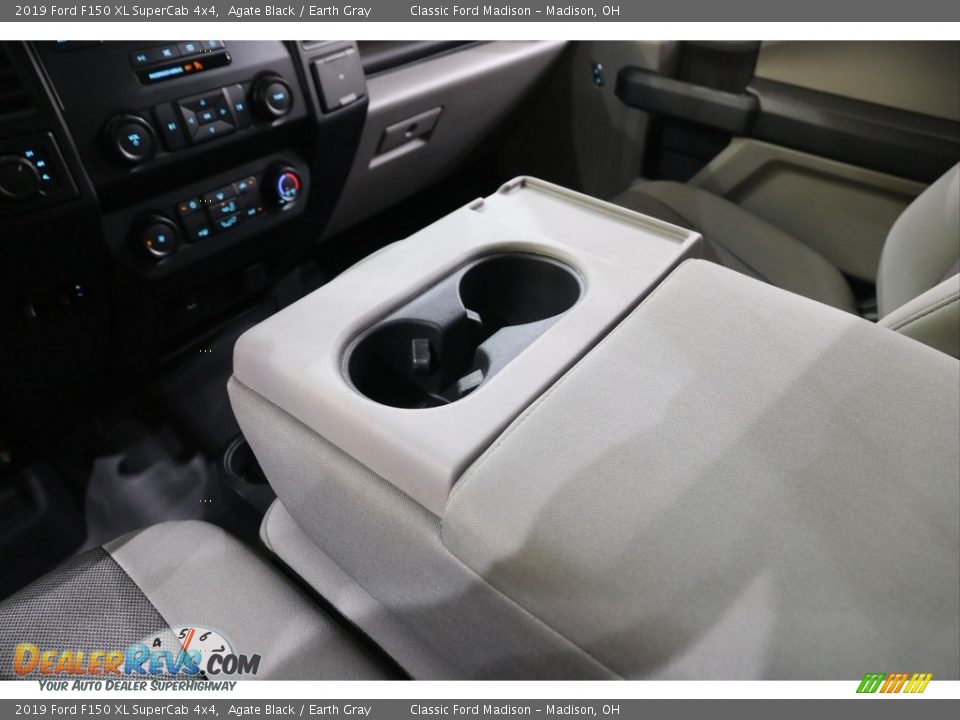 2019 Ford F150 XL SuperCab 4x4 Agate Black / Earth Gray Photo #13