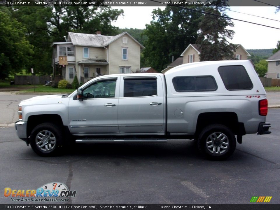 2019 Chevrolet Silverado 2500HD LTZ Crew Cab 4WD Silver Ice Metallic / Jet Black Photo #6