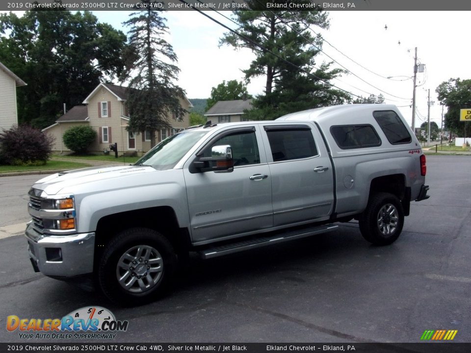 2019 Chevrolet Silverado 2500HD LTZ Crew Cab 4WD Silver Ice Metallic / Jet Black Photo #7