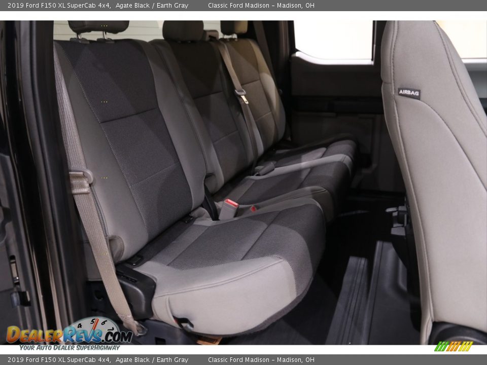 2019 Ford F150 XL SuperCab 4x4 Agate Black / Earth Gray Photo #15