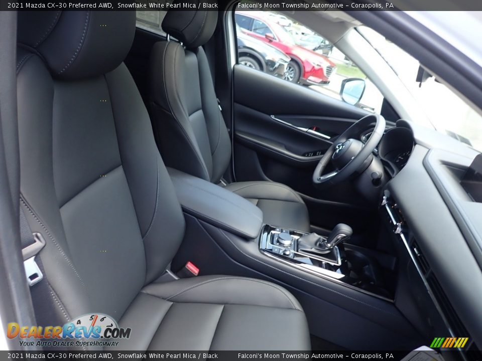 2021 Mazda CX-30 Preferred AWD Snowflake White Pearl Mica / Black Photo #11
