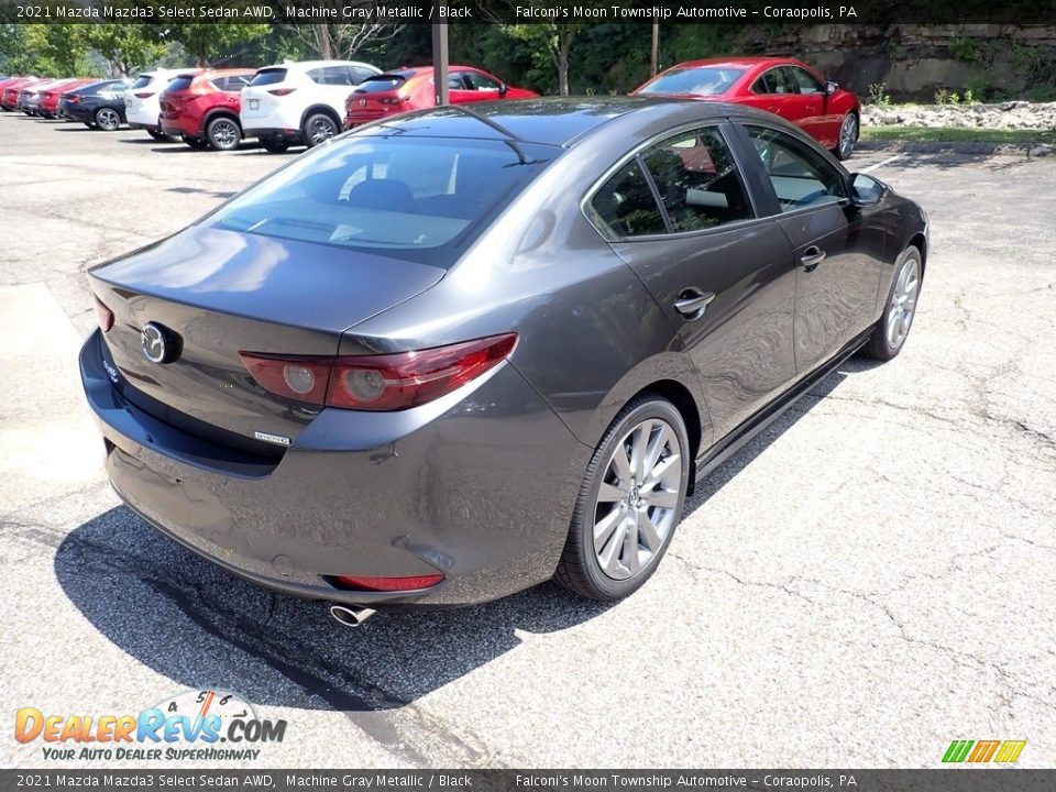 2021 Mazda Mazda3 Select Sedan AWD Machine Gray Metallic / Black Photo #2