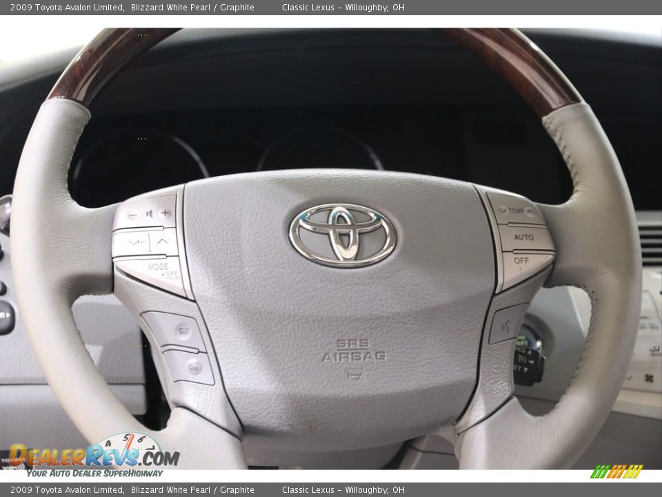 2009 Toyota Avalon Limited Blizzard White Pearl / Graphite Photo #7