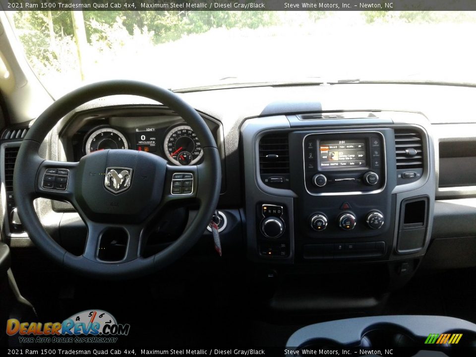 2021 Ram 1500 Tradesman Quad Cab 4x4 Maximum Steel Metallic / Diesel Gray/Black Photo #17