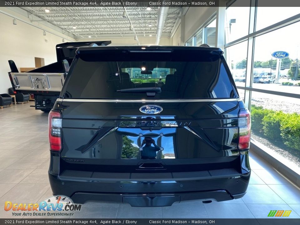 2021 Ford Expedition Limited Stealth Package 4x4 Agate Black / Ebony Photo #4