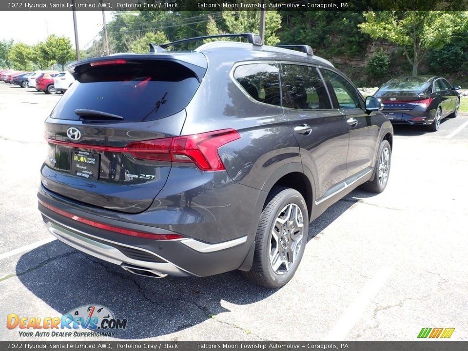 2022 Hyundai Santa Fe Limited AWD Portofino Gray / Black Photo #2