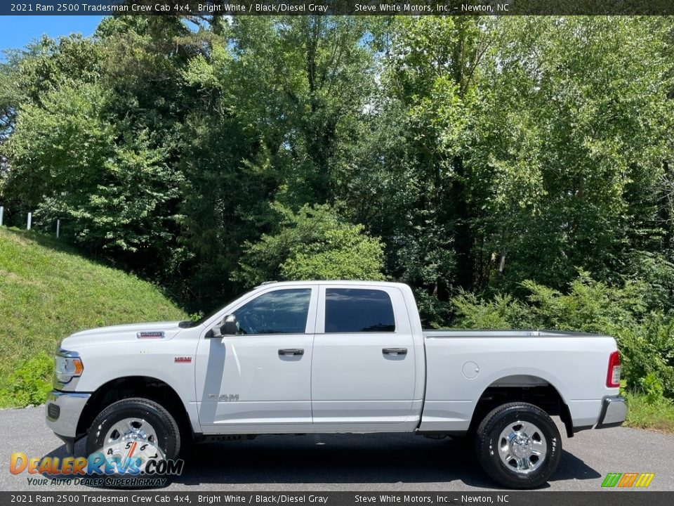 2021 Ram 2500 Tradesman Crew Cab 4x4 Bright White / Black/Diesel Gray Photo #1