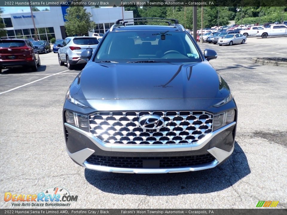 2022 Hyundai Santa Fe Limited AWD Portofino Gray / Black Photo #4