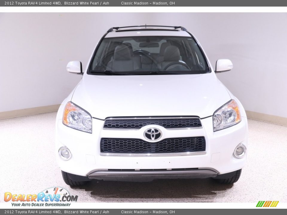 2012 Toyota RAV4 Limited 4WD Blizzard White Pearl / Ash Photo #2