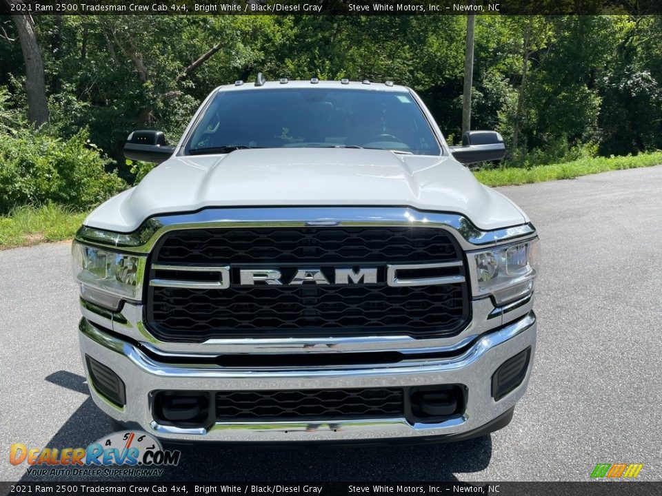 2021 Ram 2500 Tradesman Crew Cab 4x4 Bright White / Black/Diesel Gray Photo #3