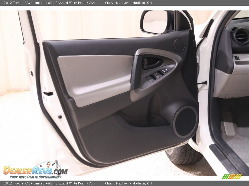 2012 Toyota RAV4 Limited 4WD Blizzard White Pearl / Ash Photo #4