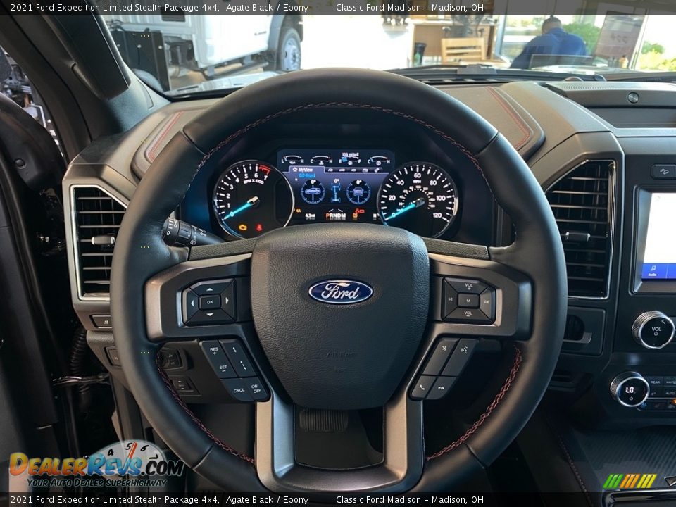 2021 Ford Expedition Limited Stealth Package 4x4 Steering Wheel Photo #12