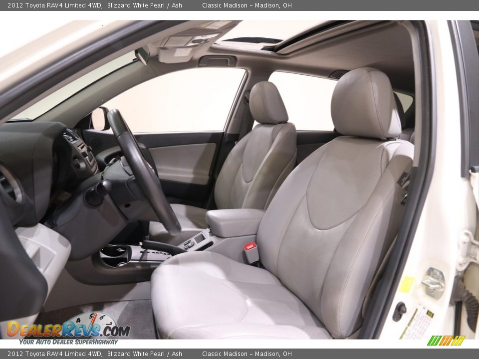 2012 Toyota RAV4 Limited 4WD Blizzard White Pearl / Ash Photo #5