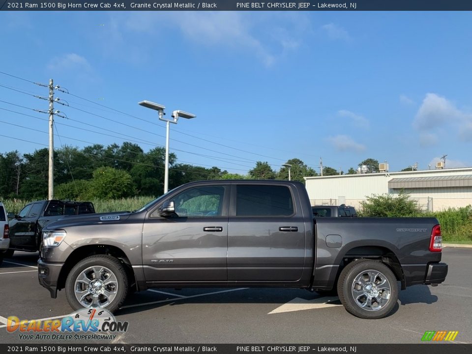 Granite Crystal Metallic 2021 Ram 1500 Big Horn Crew Cab 4x4 Photo #4