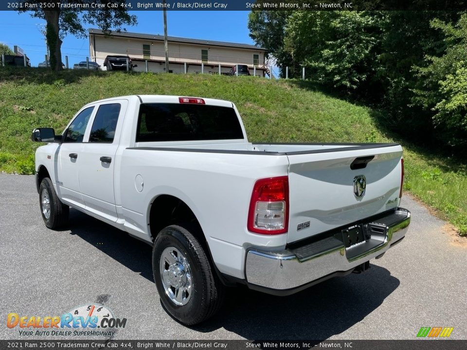 2021 Ram 2500 Tradesman Crew Cab 4x4 Bright White / Black/Diesel Gray Photo #9