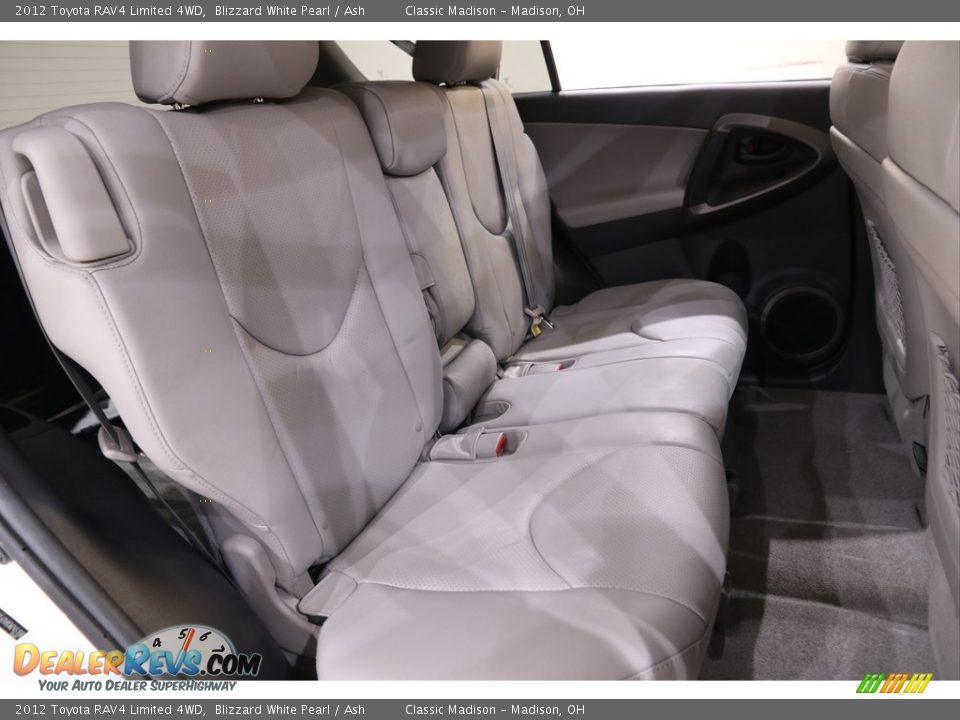 2012 Toyota RAV4 Limited 4WD Blizzard White Pearl / Ash Photo #13