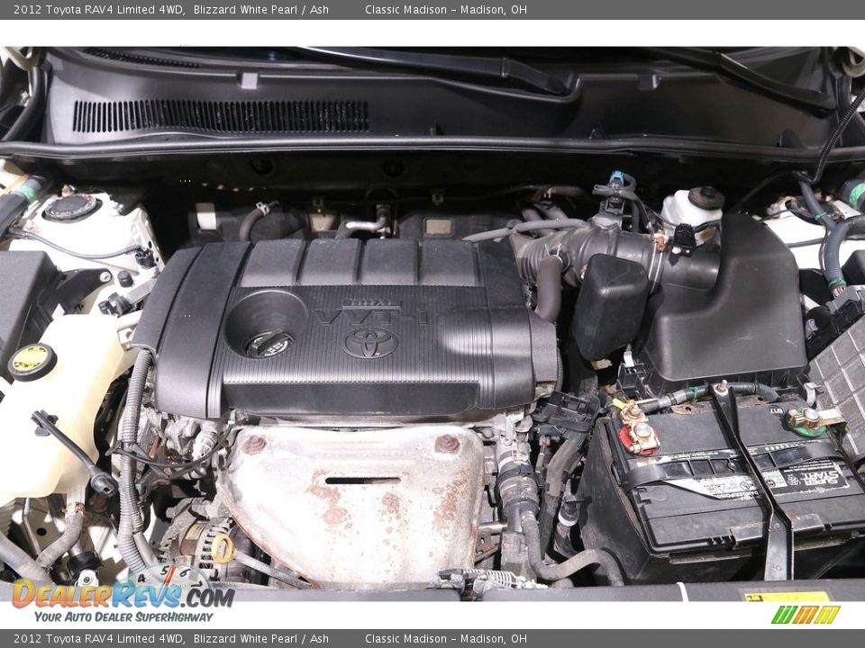 2012 Toyota RAV4 Limited 4WD Blizzard White Pearl / Ash Photo #16