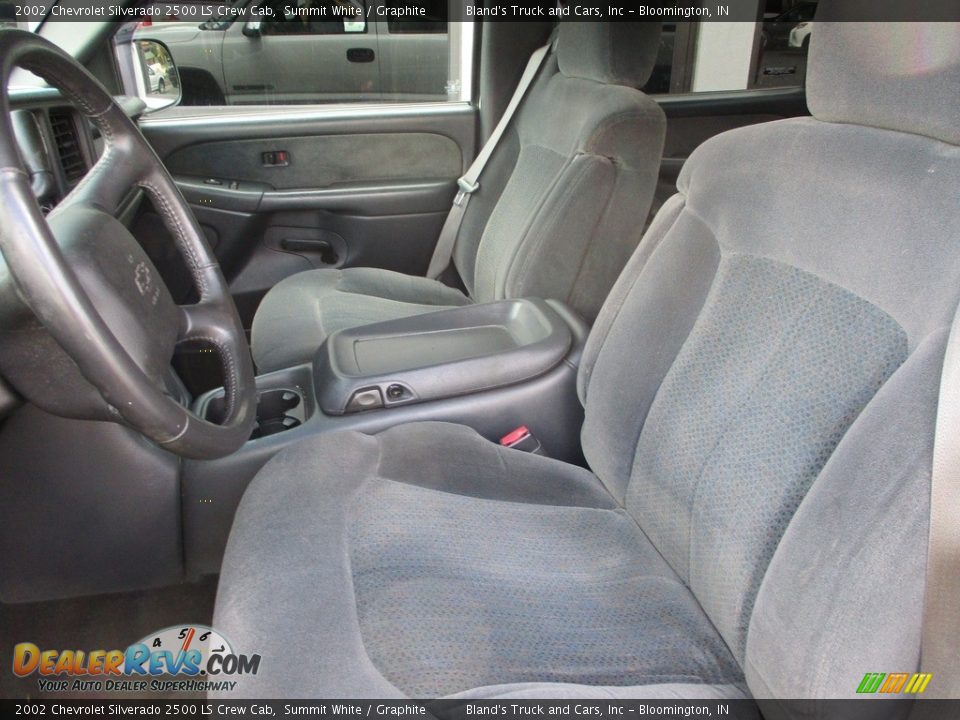 Front Seat of 2002 Chevrolet Silverado 2500 LS Crew Cab Photo #7