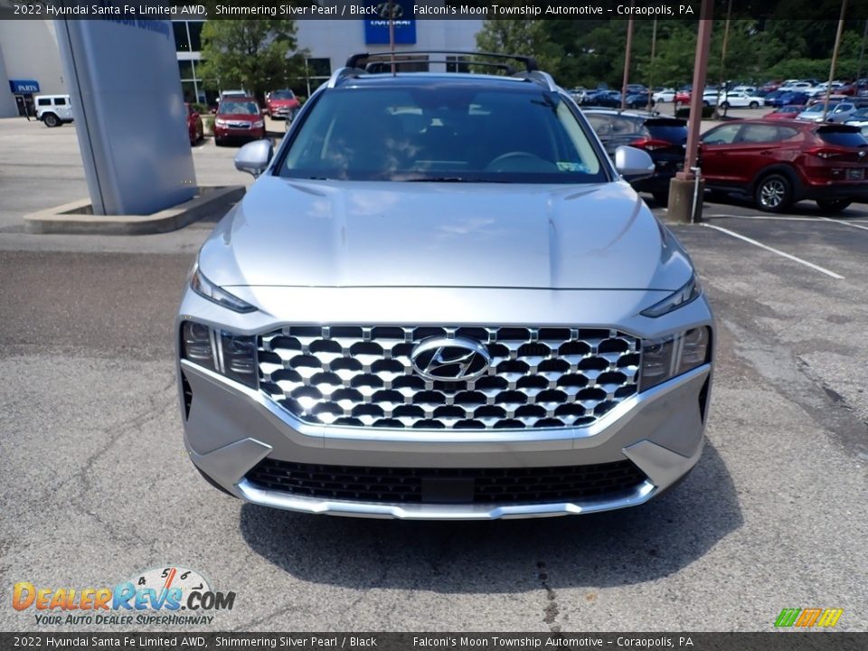 2022 Hyundai Santa Fe Limited AWD Shimmering Silver Pearl / Black Photo #4