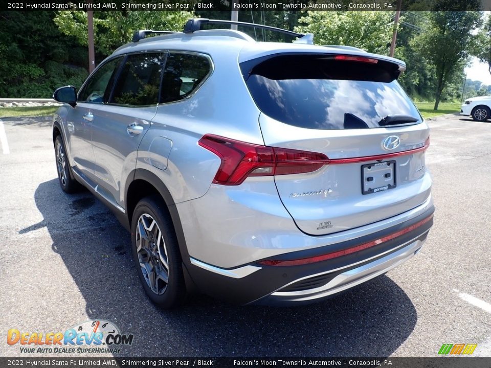 2022 Hyundai Santa Fe Limited AWD Shimmering Silver Pearl / Black Photo #7