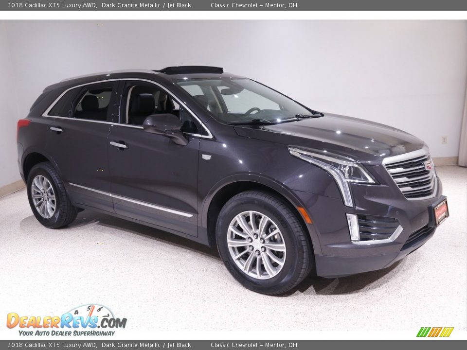 2018 Cadillac XT5 Luxury AWD Dark Granite Metallic / Jet Black Photo #1