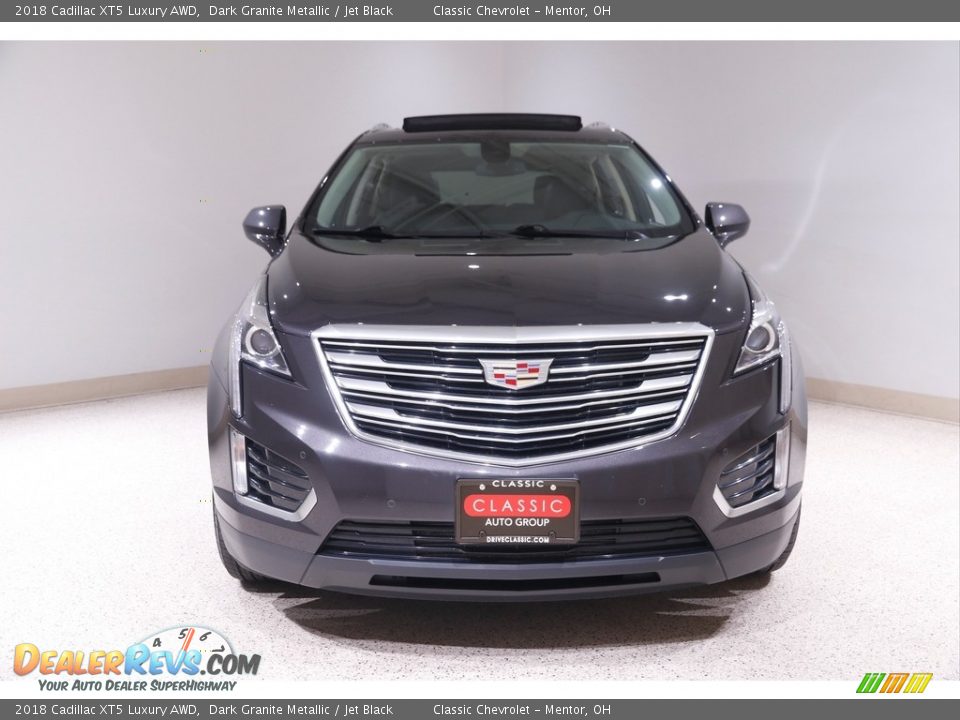 2018 Cadillac XT5 Luxury AWD Dark Granite Metallic / Jet Black Photo #2