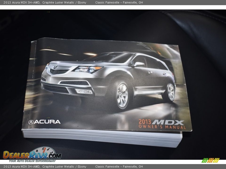 2013 Acura MDX SH-AWD Graphite Luster Metallic / Ebony Photo #17