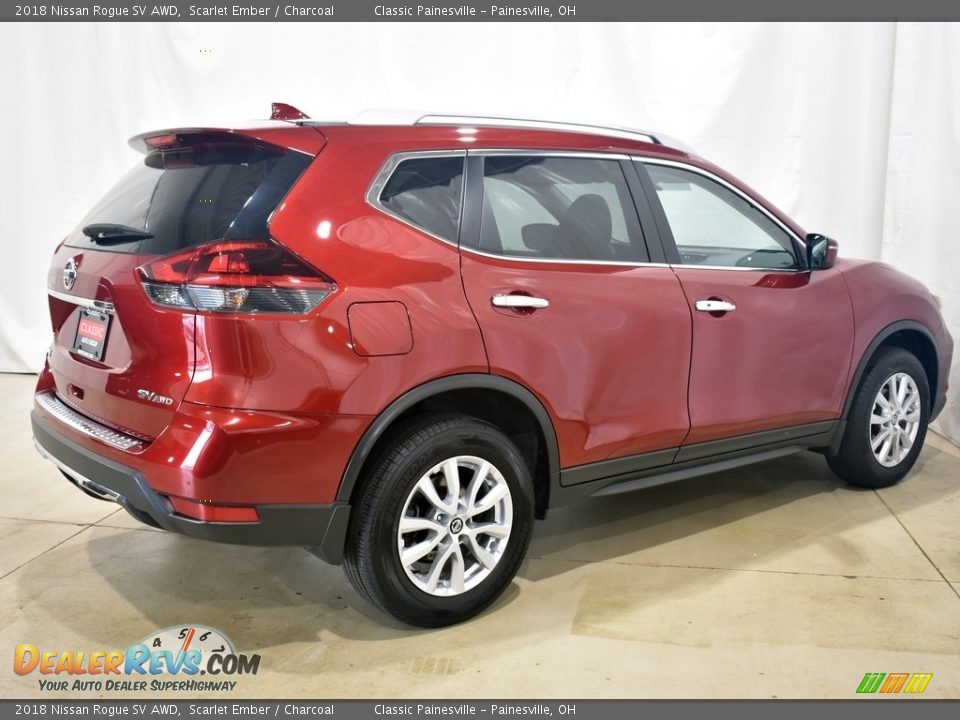 2018 Nissan Rogue SV AWD Scarlet Ember / Charcoal Photo #2
