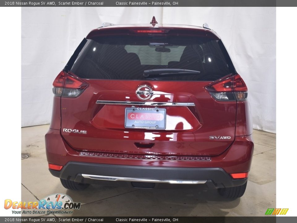 2018 Nissan Rogue SV AWD Scarlet Ember / Charcoal Photo #3