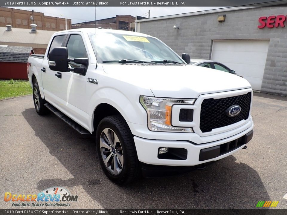 2019 Ford F150 STX SuperCrew 4x4 Oxford White / Black Photo #3