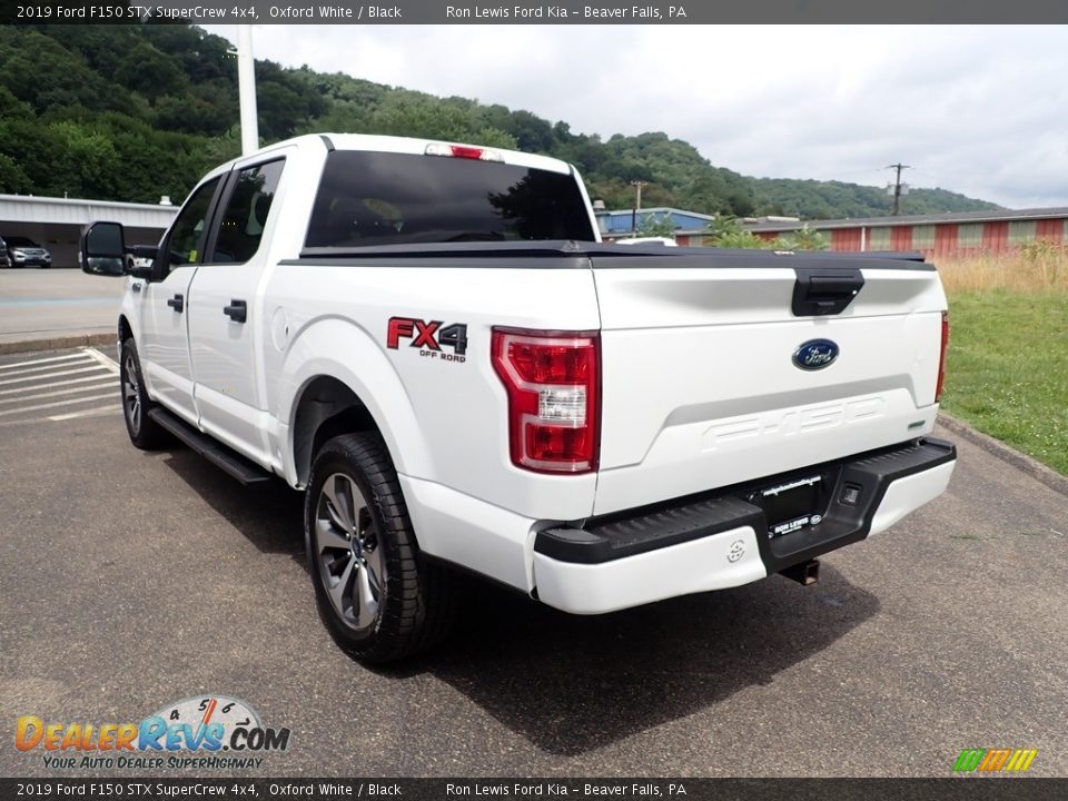 2019 Ford F150 STX SuperCrew 4x4 Oxford White / Black Photo #6